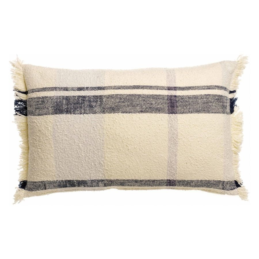כרית נוי JANE Jacquard כחול 65/40